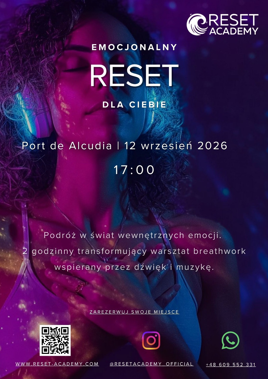 Emocjonalny Reset. Dla Ciebie. 12 Września Alcudia 17:00: imagen 1