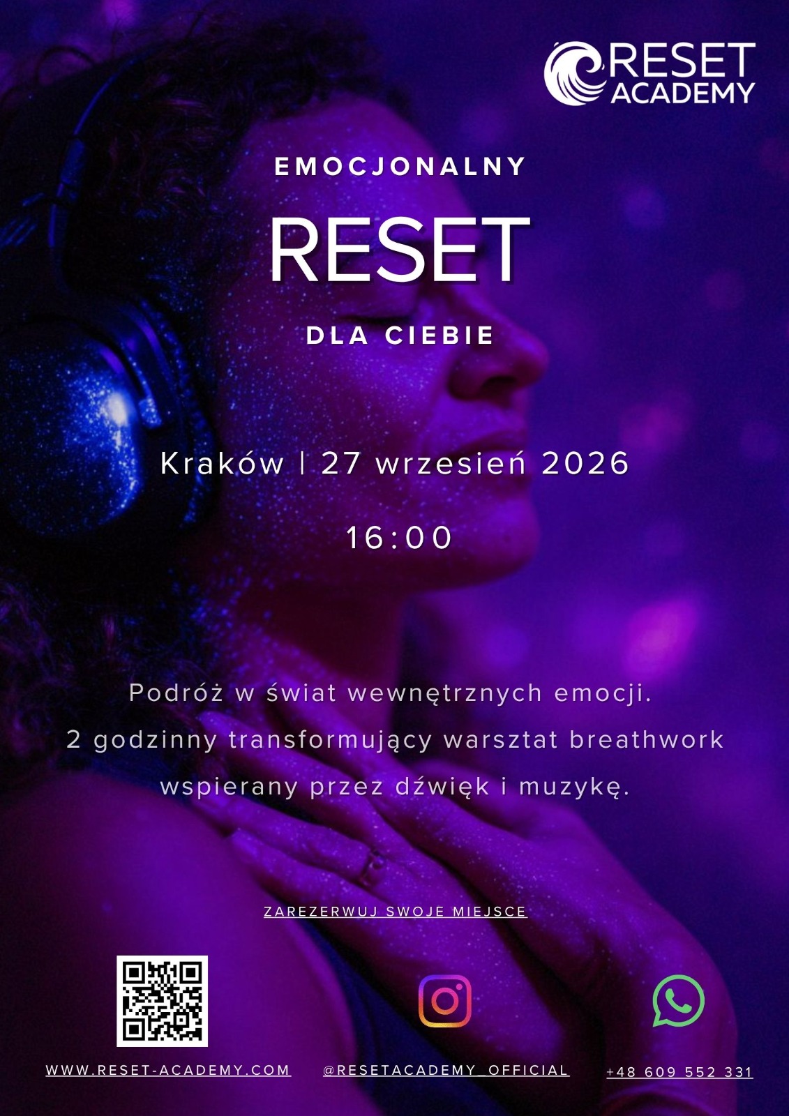 Emocjonalny Reset. Dla Ciebie. 27 Września Kraków 16:00: imagen 1