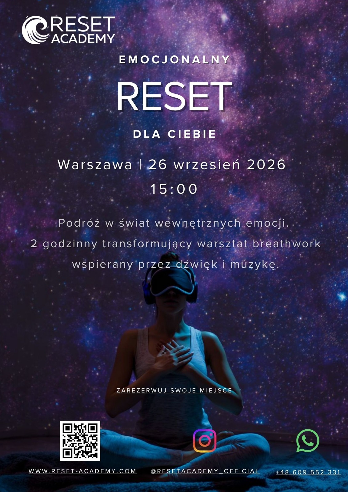 Emocjonalny Reset. Dla Ciebie. 26 Września Warszawa 15:00: imagen 1
